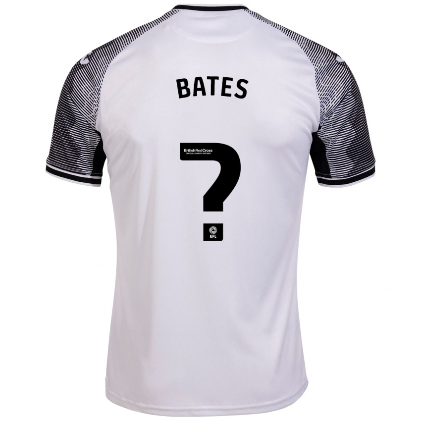 Kinder Mitchell Bates #0 Weiß Heimtrikot Trikot 2023/24 T-Shirt