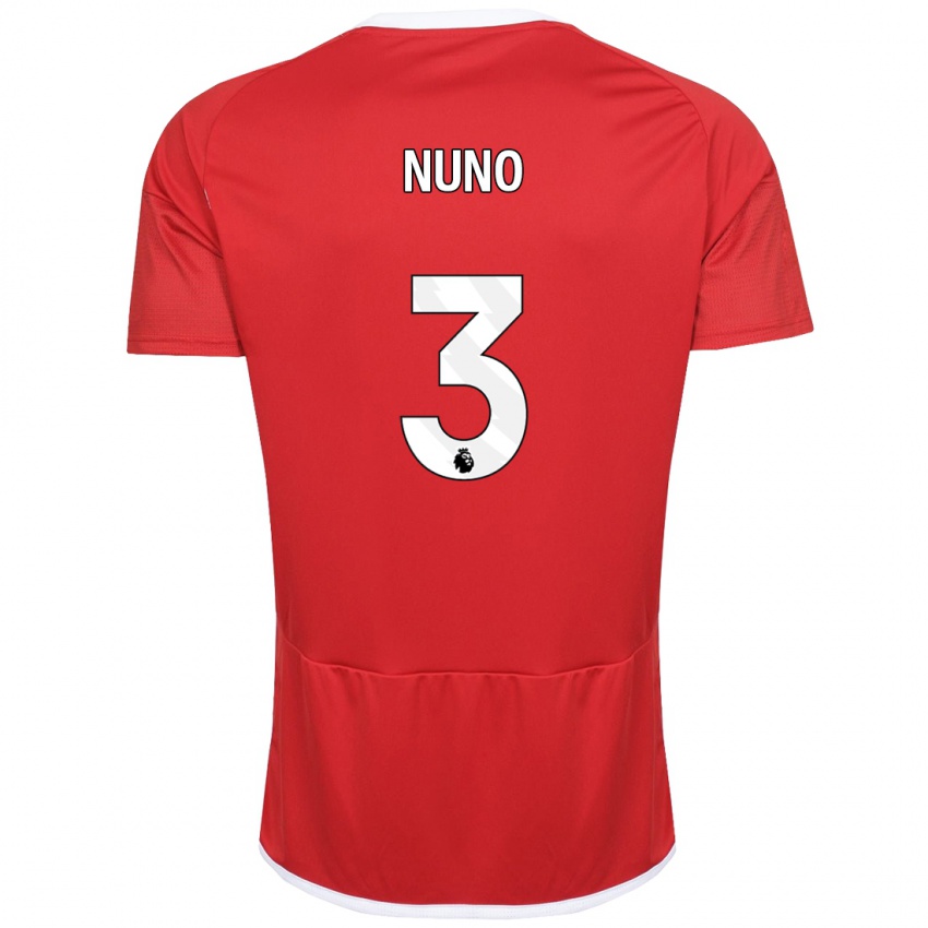 Kinder Nuno Tavares #3 Rot Heimtrikot Trikot 2023/24 T-Shirt