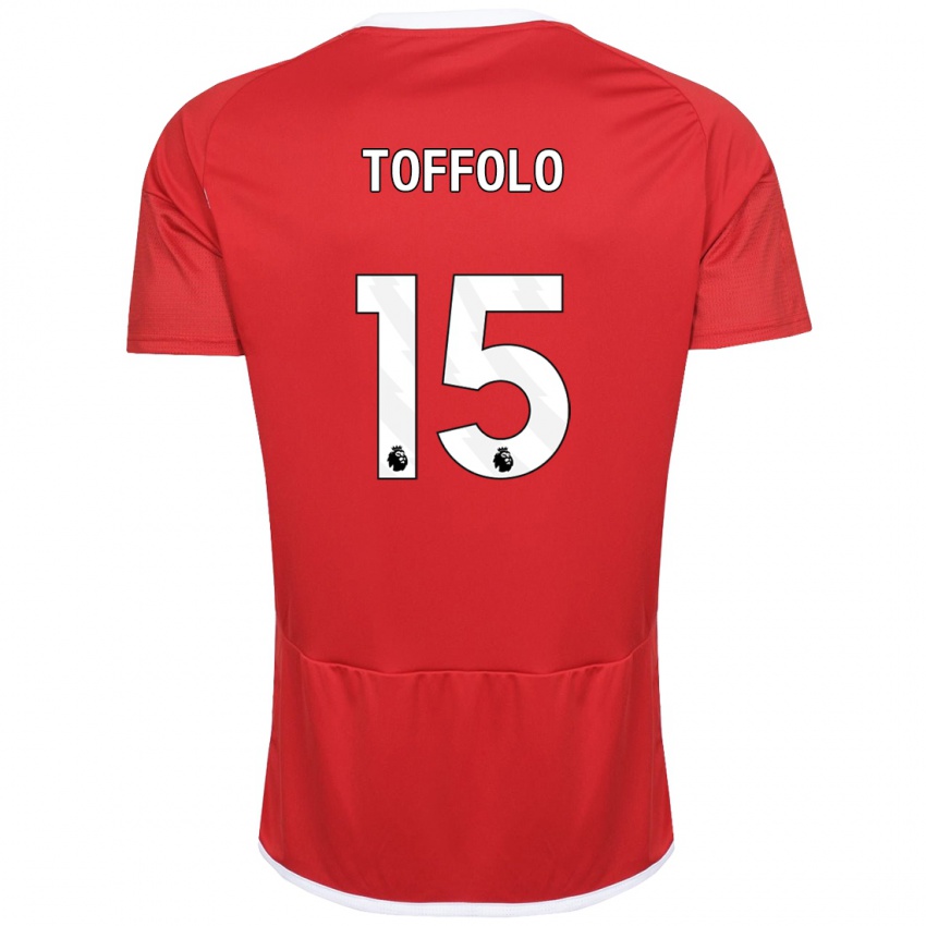 Kinder Harry Toffolo #15 Rot Heimtrikot Trikot 2023/24 T-Shirt