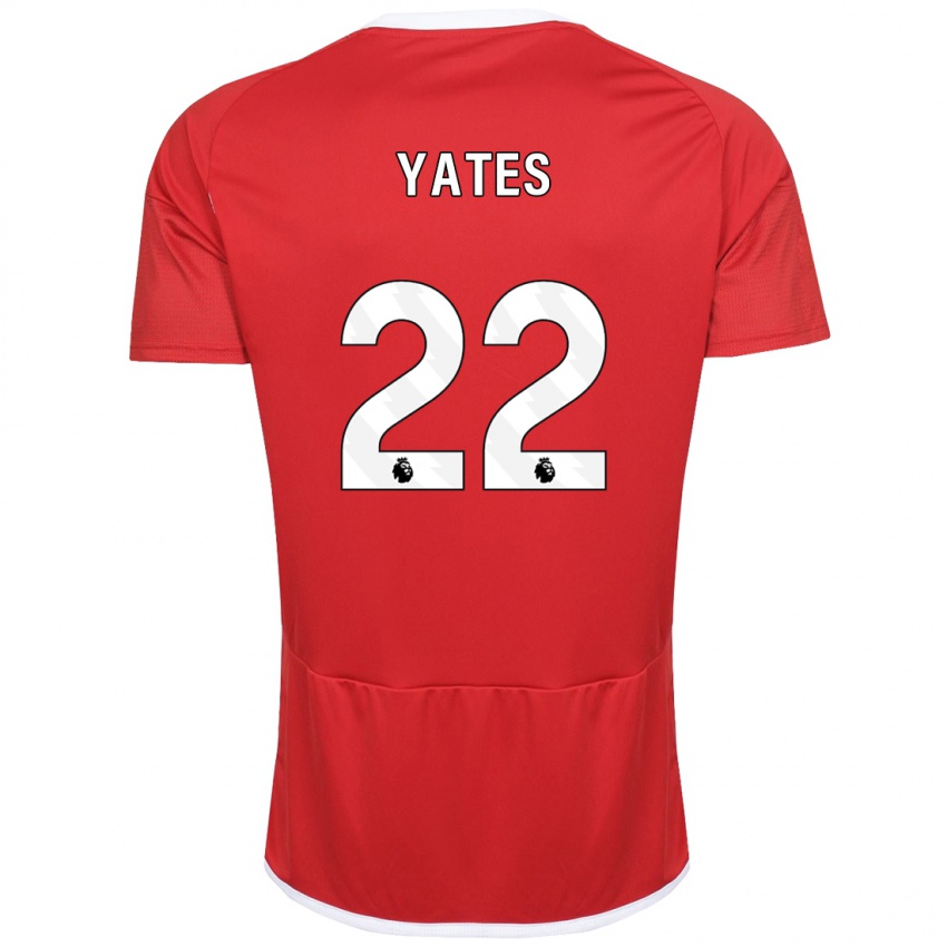 Kinder Ryan Yates #22 Rot Heimtrikot Trikot 2023/24 T-Shirt