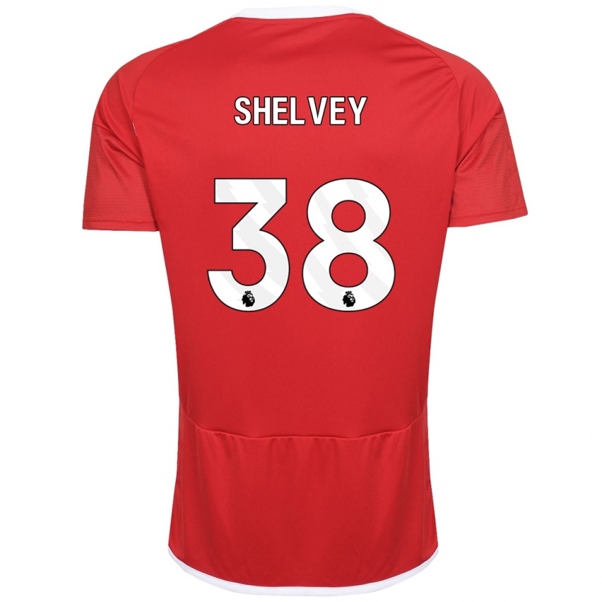 Kinder George Shelvey #38 Rot Heimtrikot Trikot 2023/24 T-Shirt