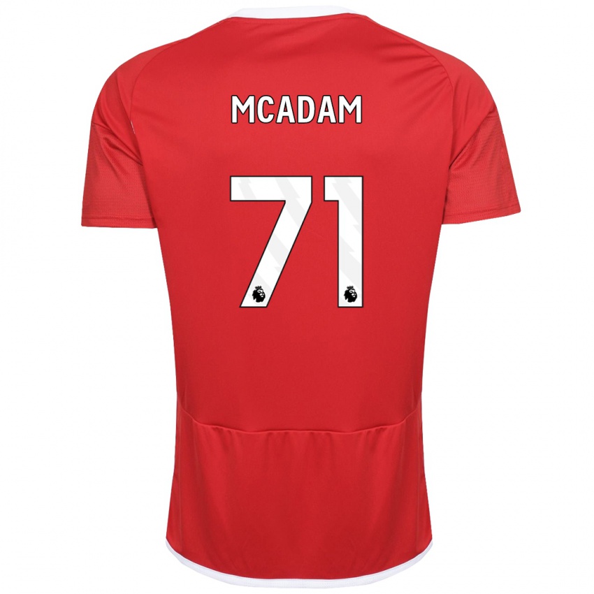 Kinder Kyle Mcadam #71 Rot Heimtrikot Trikot 2023/24 T-Shirt