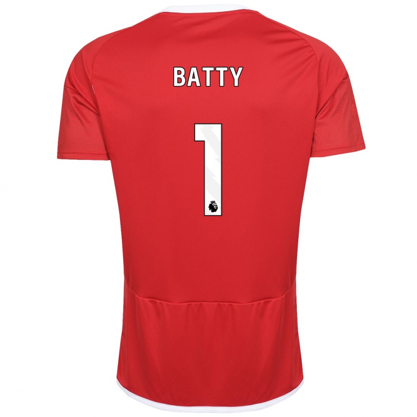 Kinder Emily Batty #1 Rot Heimtrikot Trikot 2023/24 T-Shirt