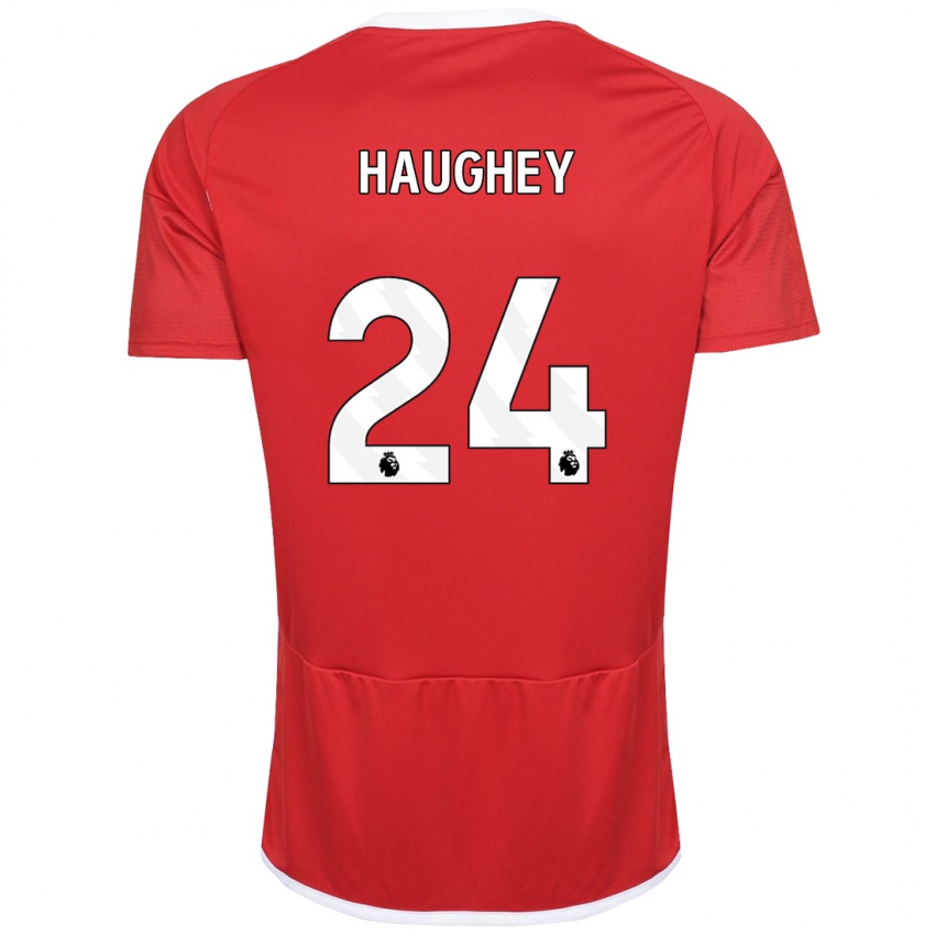 Kinder Ella Haughey #24 Rot Heimtrikot Trikot 2023/24 T-Shirt