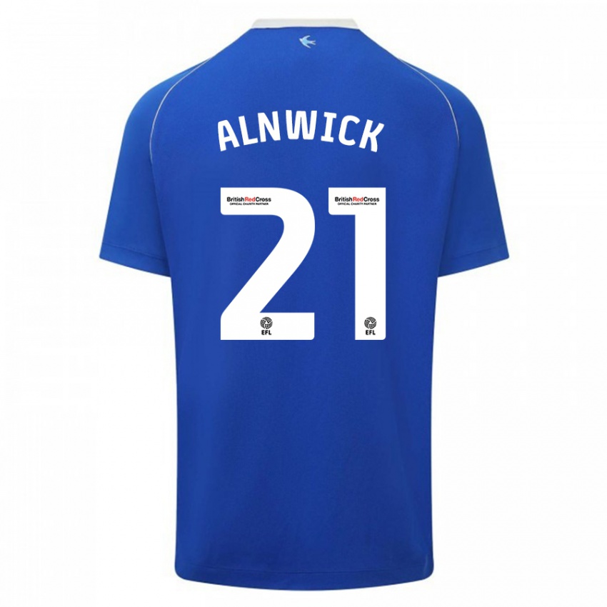 Kinder Jak Alnwick #21 Blau Heimtrikot Trikot 2023/24 T-Shirt