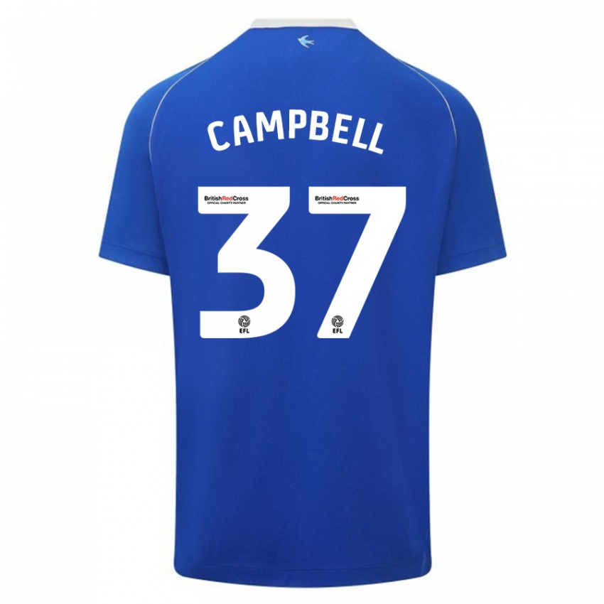 Kinder Vontae Daley-Campbell #37 Blau Heimtrikot Trikot 2023/24 T-Shirt