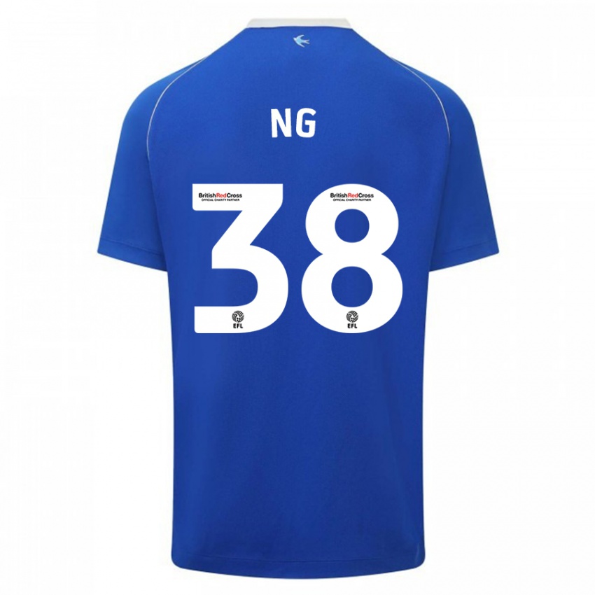 Kinder Perry Ng #38 Blau Heimtrikot Trikot 2023/24 T-Shirt