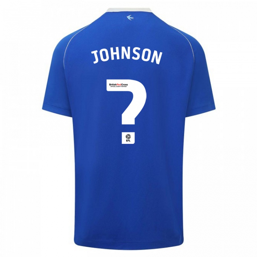 Kinder Finlay Johnson #0 Blau Heimtrikot Trikot 2023/24 T-Shirt