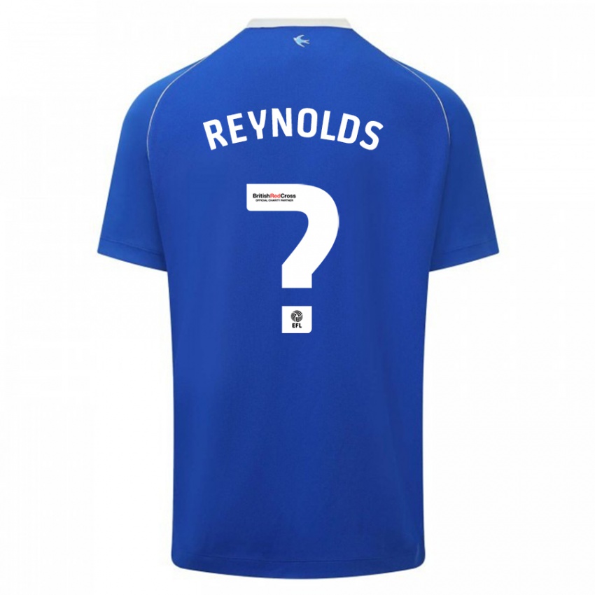 Kinder Oliver Reynolds #0 Blau Heimtrikot Trikot 2023/24 T-Shirt