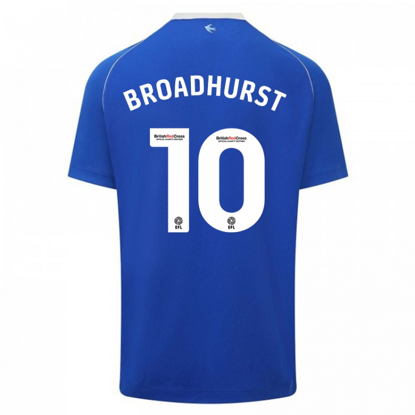 Kinder Danielle Broadhurst #10 Blau Heimtrikot Trikot 2023/24 T-Shirt