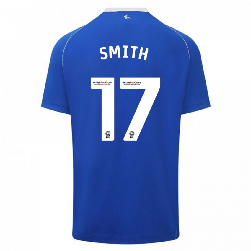 Kinder Hollie Smith #17 Blau Heimtrikot Trikot 2023/24 T-Shirt