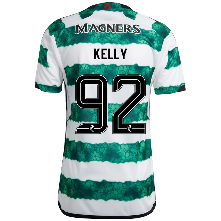 Kinder Daniel Kelly #92 Grün Heimtrikot Trikot 2023/24 T-Shirt