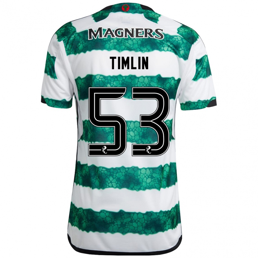 Kinder Sophie Timlin #53 Grün Heimtrikot Trikot 2023/24 T-Shirt