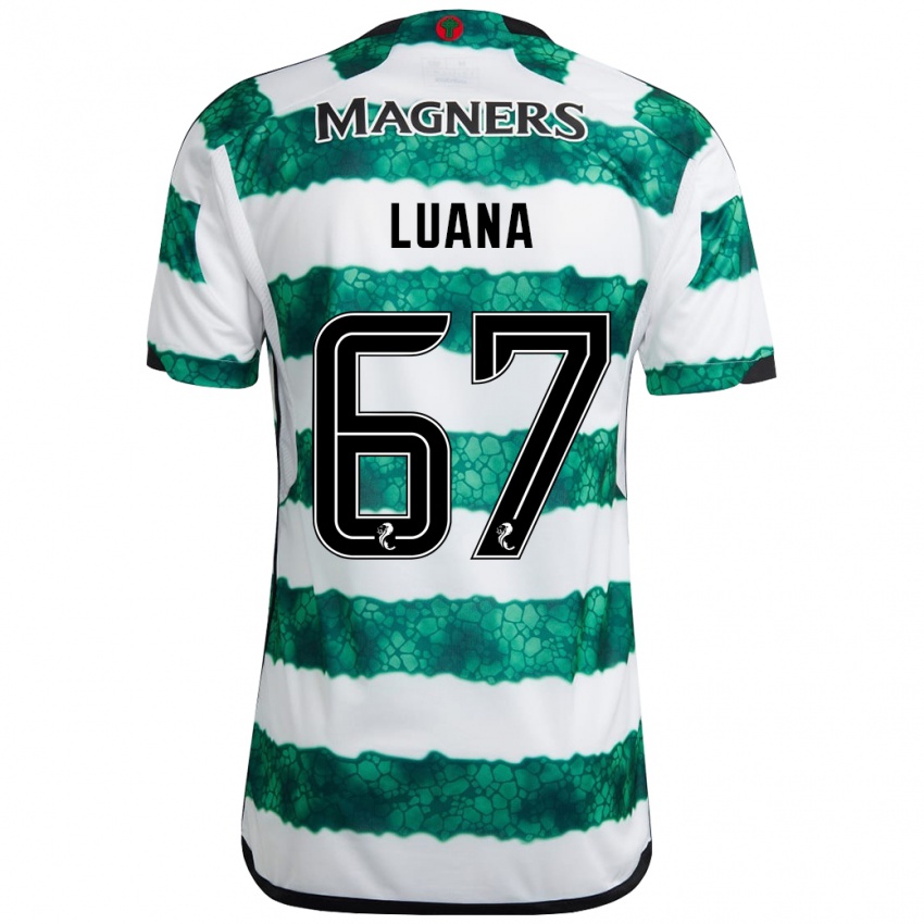 Kinder Luana Muñoz #67 Grün Heimtrikot Trikot 2023/24 T-Shirt