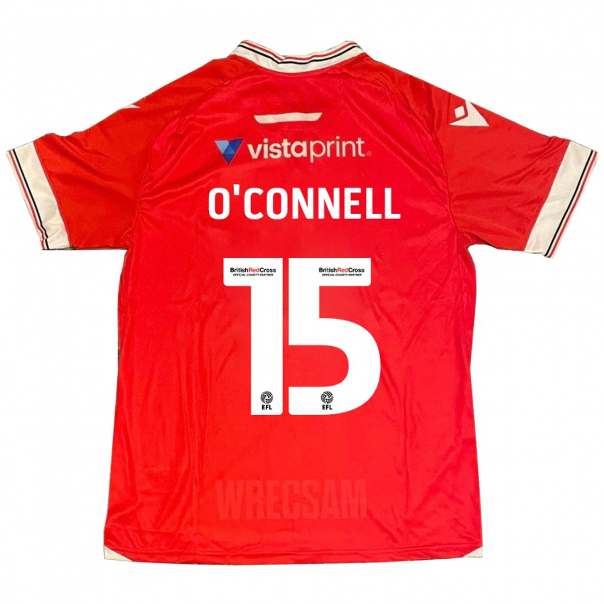 Kinder Eoghan O'connell #15 Rot Heimtrikot Trikot 2023/24 T-Shirt