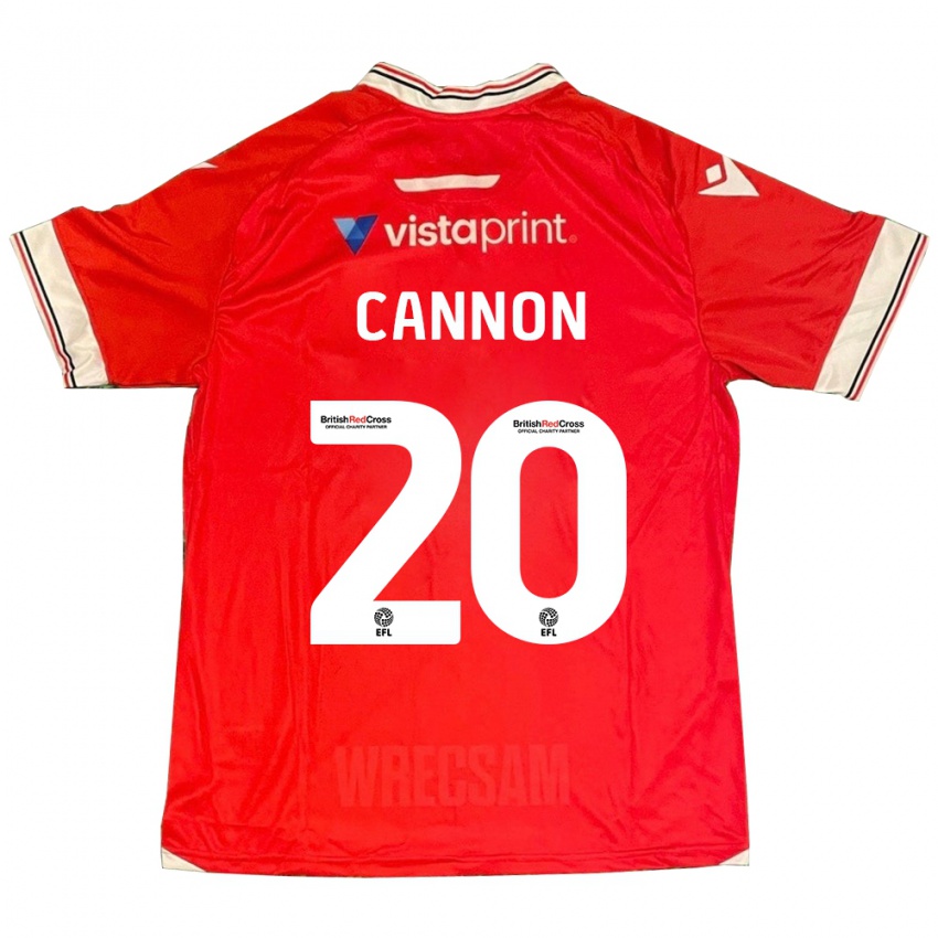 Kinder Andy Cannon #20 Rot Heimtrikot Trikot 2023/24 T-Shirt