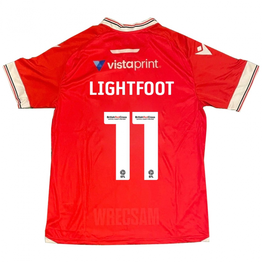 Kinder Amber Lightfoot #11 Rot Heimtrikot Trikot 2023/24 T-Shirt