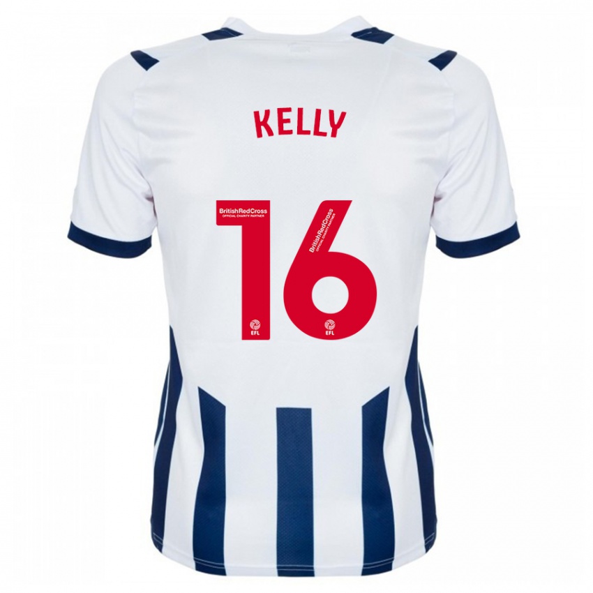 Kinder Martin Kelly #16 Weiß Heimtrikot Trikot 2023/24 T-Shirt