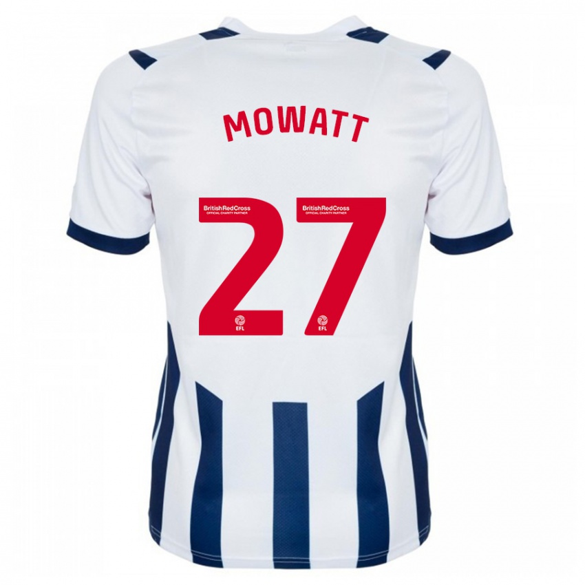 Kinder Alex Mowatt #27 Weiß Heimtrikot Trikot 2023/24 T-Shirt