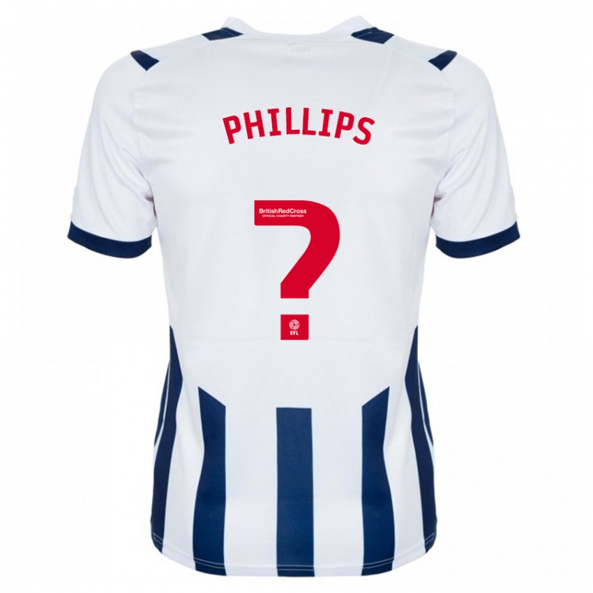 Kinder Narel Phillips #0 Weiß Heimtrikot Trikot 2023/24 T-Shirt