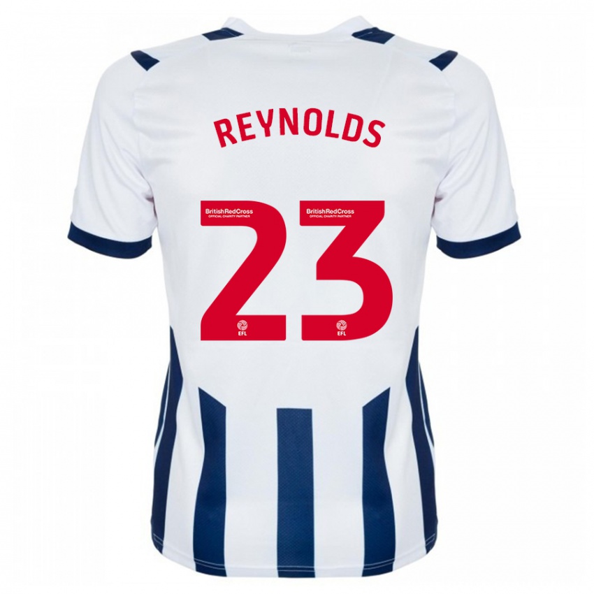 Kinder Taylor Reynolds #23 Weiß Heimtrikot Trikot 2023/24 T-Shirt