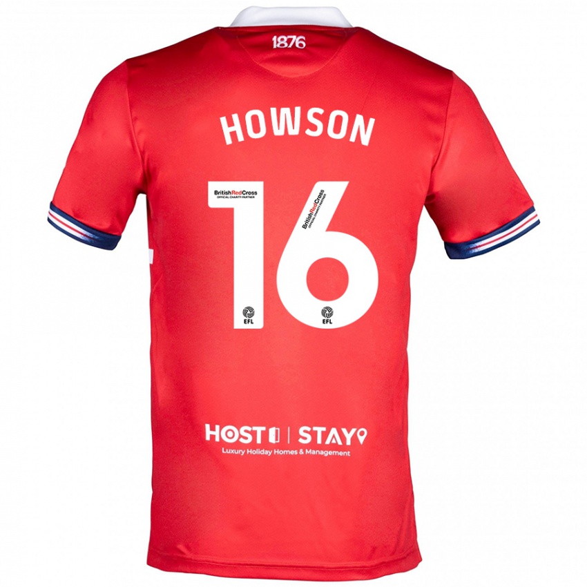 Kinder Jonathan Howson #16 Rot Heimtrikot Trikot 2023/24 T-Shirt