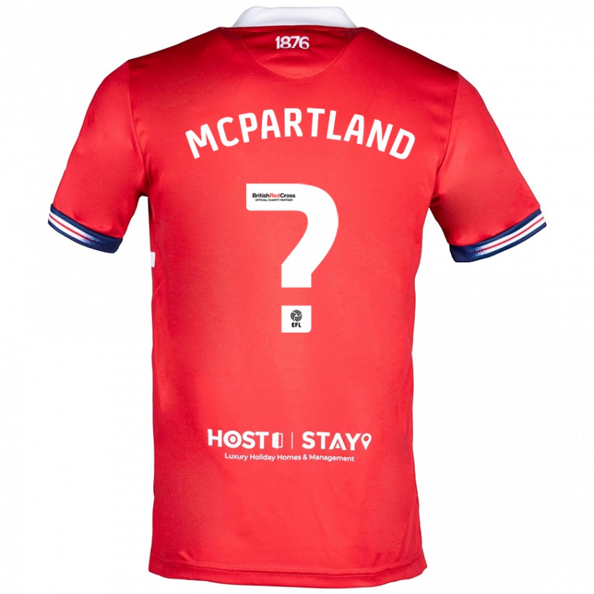 Kinder Will Mcpartland #0 Rot Heimtrikot Trikot 2023/24 T-Shirt