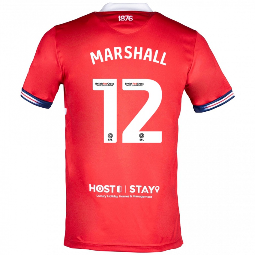 Kinder Eve Marshall #12 Rot Heimtrikot Trikot 2023/24 T-Shirt