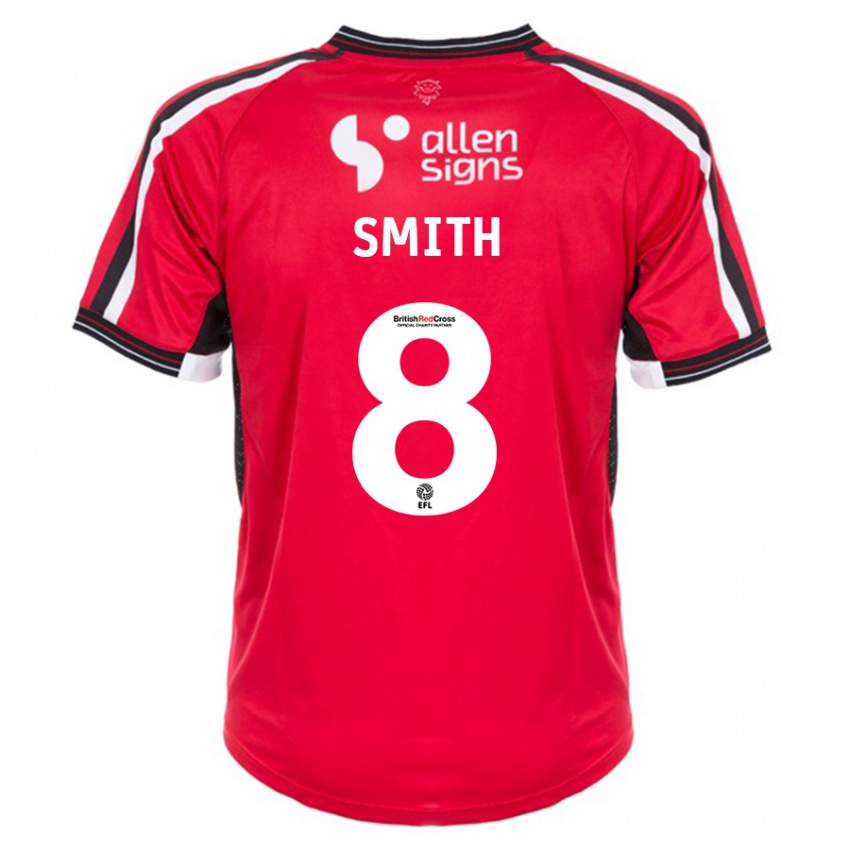 Kinder Alistair Smith #8 Rot Heimtrikot Trikot 2023/24 T-Shirt