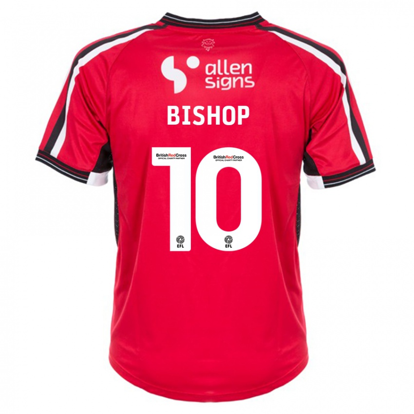 Kinder Teddy Bishop #10 Rot Heimtrikot Trikot 2023/24 T-Shirt