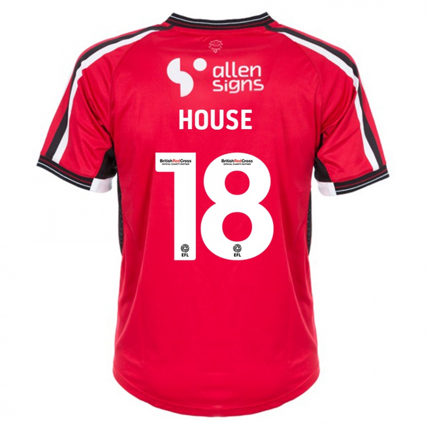 Kinder Ben House #18 Rot Heimtrikot Trikot 2023/24 T-Shirt