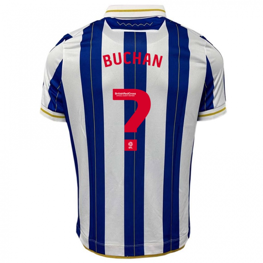 Kinder Jay Buchan #0 Blau Weiss Heimtrikot Trikot 2023/24 T-Shirt