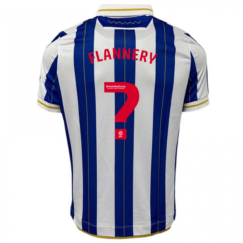 Kinder Cian Flannery #0 Blau Weiss Heimtrikot Trikot 2023/24 T-Shirt