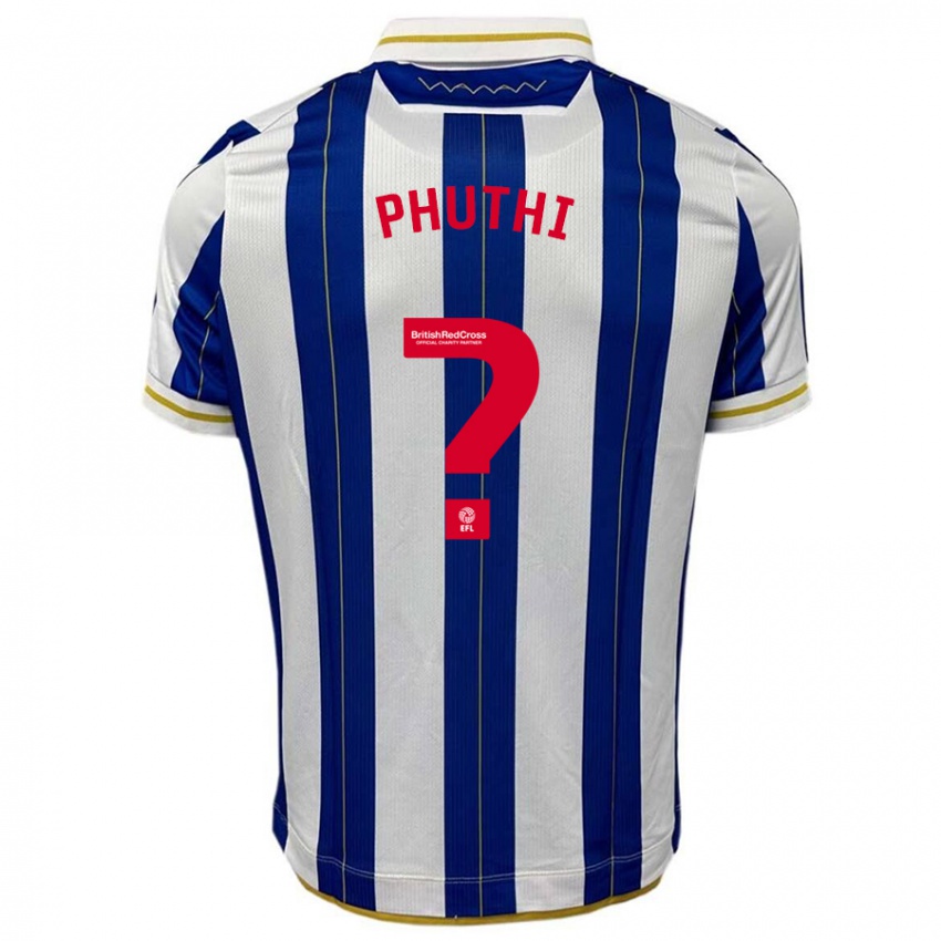 Kinder Joey Phuthi #0 Blau Weiss Heimtrikot Trikot 2023/24 T-Shirt