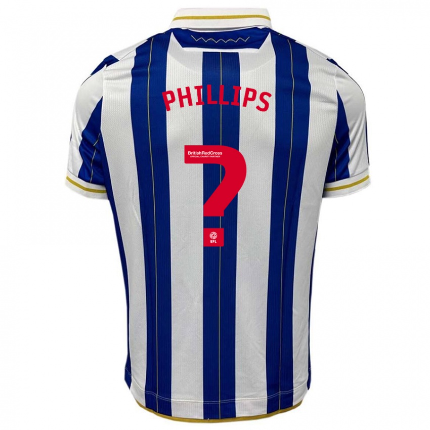 Kinder Jack Phillips #0 Blau Weiss Heimtrikot Trikot 2023/24 T-Shirt