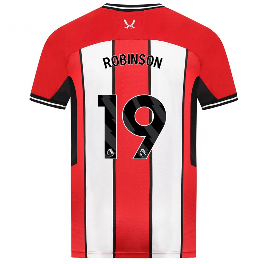 Kinder Jack Robinson #19 Rot Heimtrikot Trikot 2023/24 T-Shirt