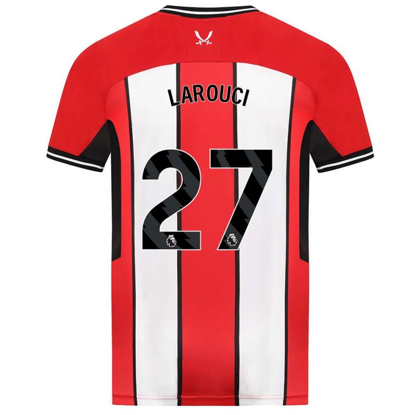 Kinder Yasser Larouci #27 Rot Heimtrikot Trikot 2023/24 T-Shirt