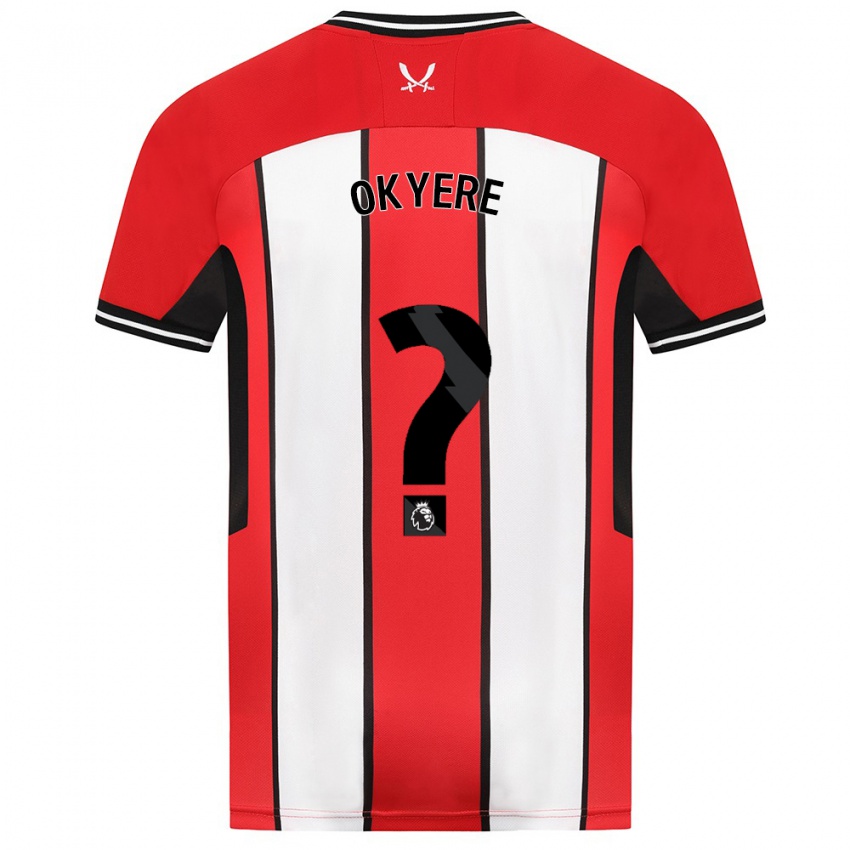 Kinder Seth Okyere #0 Rot Heimtrikot Trikot 2023/24 T-Shirt