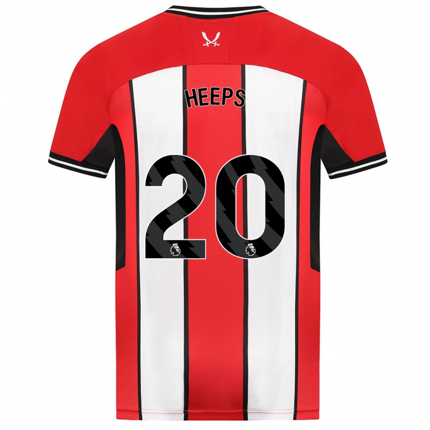 Kinder Eleanor Heeps #20 Rot Heimtrikot Trikot 2023/24 T-Shirt