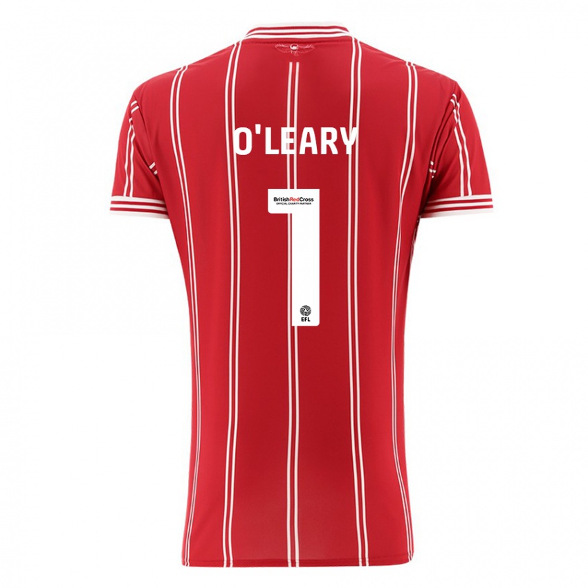 Kinder Max O'leary #1 Rot Heimtrikot Trikot 2023/24 T-Shirt