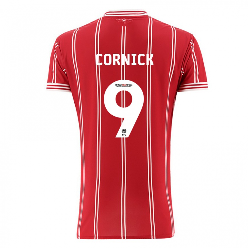 Kinder Harry Cornick #9 Rot Heimtrikot Trikot 2023/24 T-Shirt