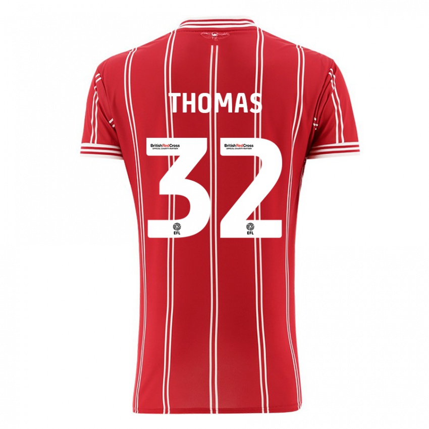 Kinder Lewis Thomas #32 Rot Heimtrikot Trikot 2023/24 T-Shirt