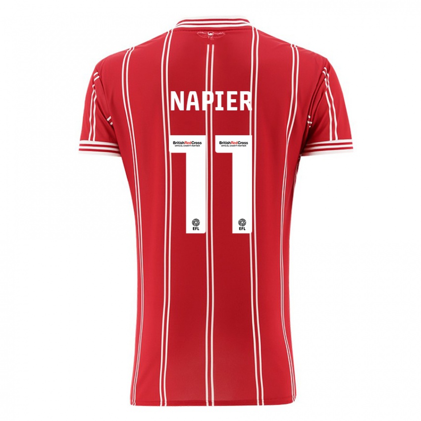 Kinder Jamie-Lee Napier #11 Rot Heimtrikot Trikot 2023/24 T-Shirt