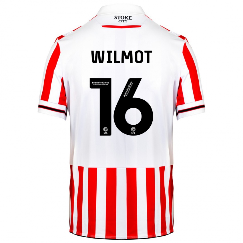 Kinder Ben Wilmot #16 Rot-Weiss Heimtrikot Trikot 2023/24 T-Shirt
