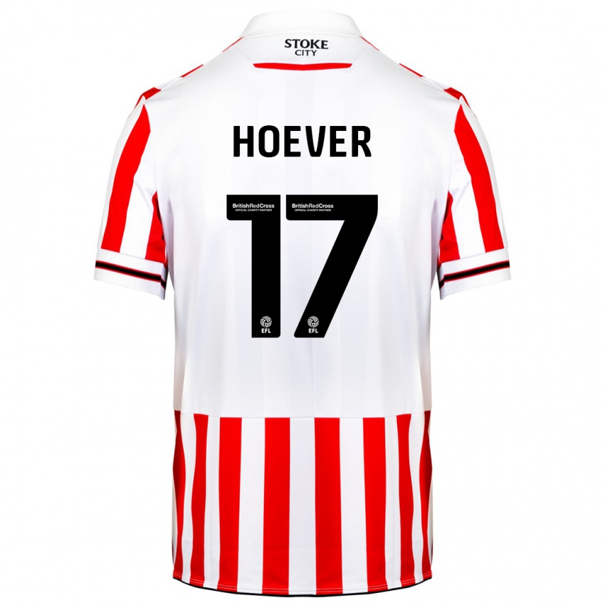 Kinder Ki-Jana Hoever #17 Rot-Weiss Heimtrikot Trikot 2023/24 T-Shirt