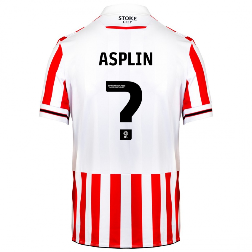 Kinder Max Asplin #0 Rot-Weiss Heimtrikot Trikot 2023/24 T-Shirt