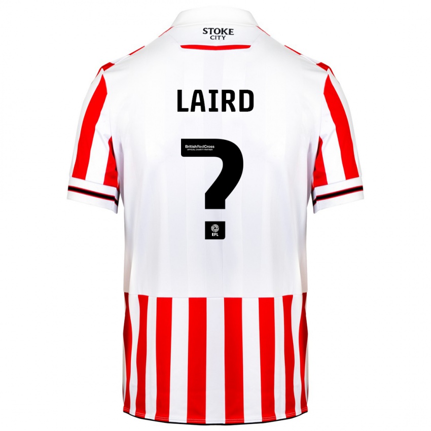 Kinder Logan Laird #0 Rot-Weiss Heimtrikot Trikot 2023/24 T-Shirt