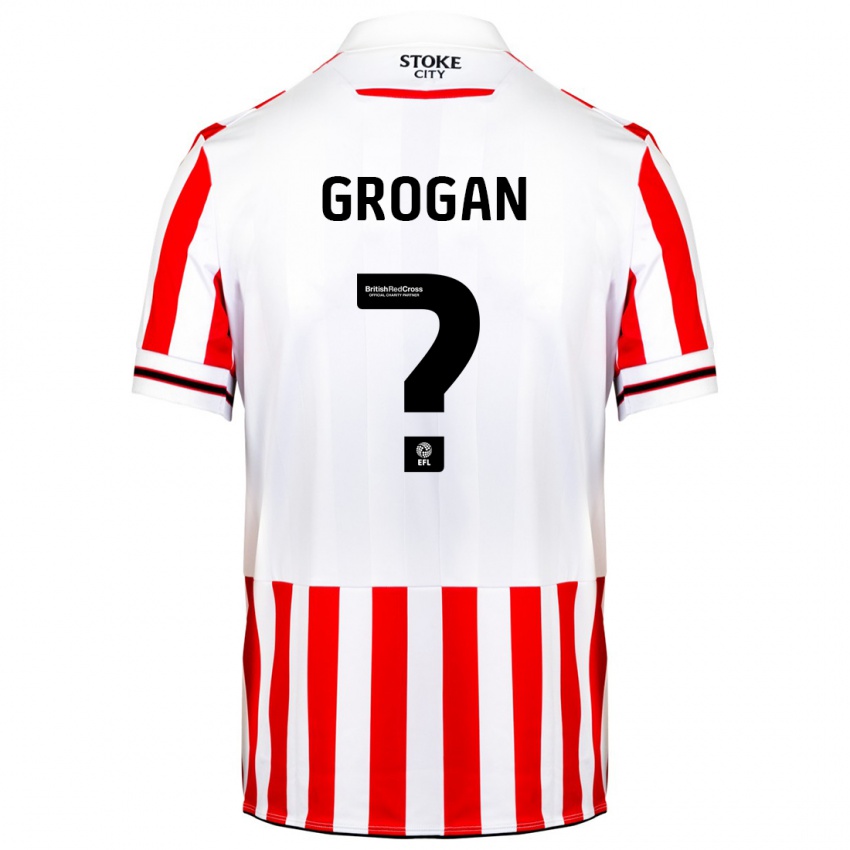 Kinder Christy Grogan #0 Rot-Weiss Heimtrikot Trikot 2023/24 T-Shirt