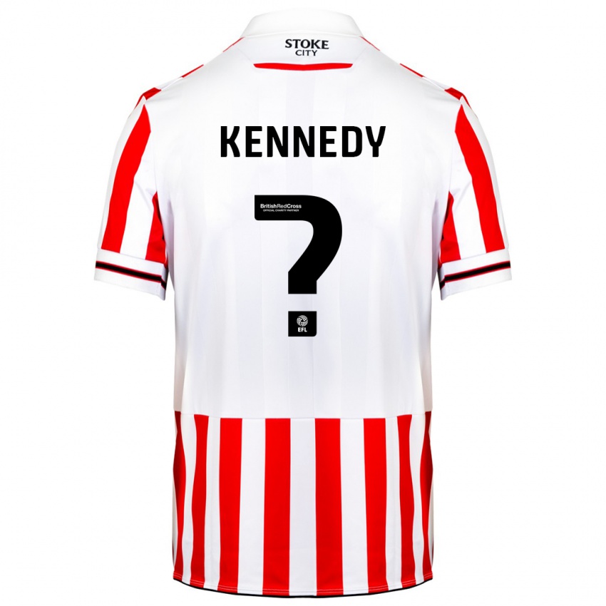 Kinder Dan Kennedy #0 Rot-Weiss Heimtrikot Trikot 2023/24 T-Shirt