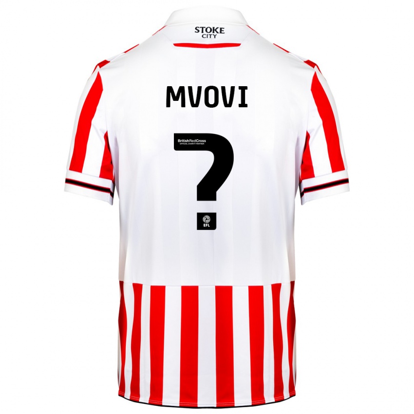 Kinder Joel Mvovi #0 Rot-Weiss Heimtrikot Trikot 2023/24 T-Shirt